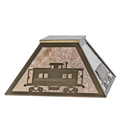 16" Square Train Mission Shade