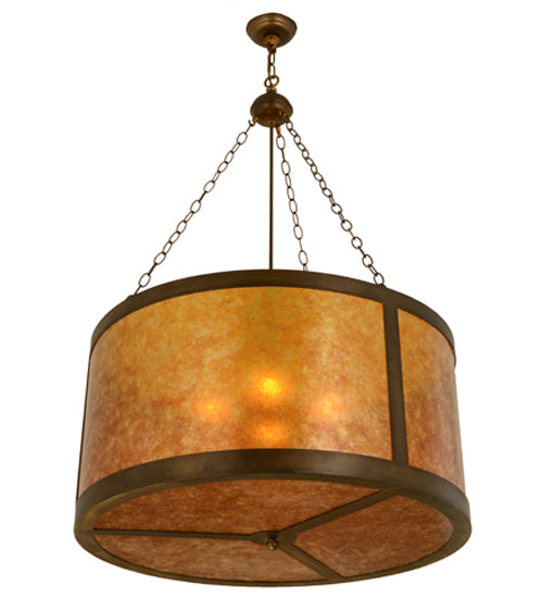 32"W Smythe Craftsman Inverted Pendant