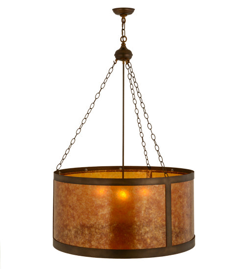 32"W Smythe Craftsman Inverted Pendant