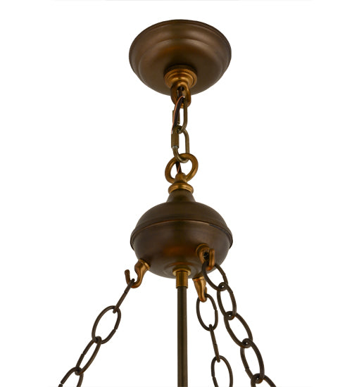 32"W Smythe Craftsman Inverted Pendant