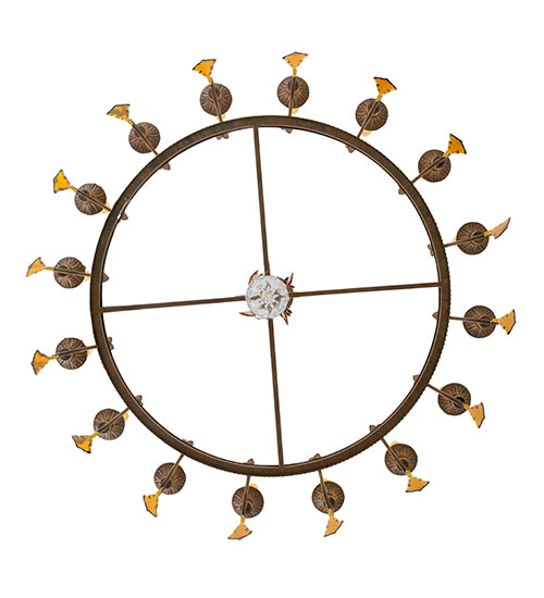 48" Wide Peak 16 Light Chandelier