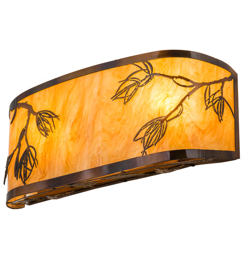 20" Wide Stoneycreek Mountain Pine Wall Sconce