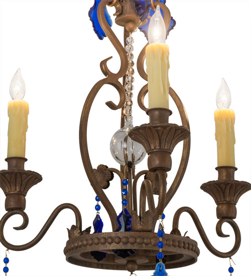 20"W Peak 3 Lt Chandelier