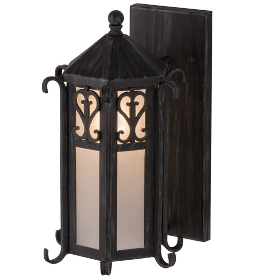 9"W Caprice Lantern Wall Sconce