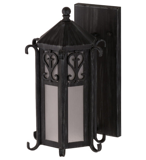 9"W Caprice Lantern Wall Sconce