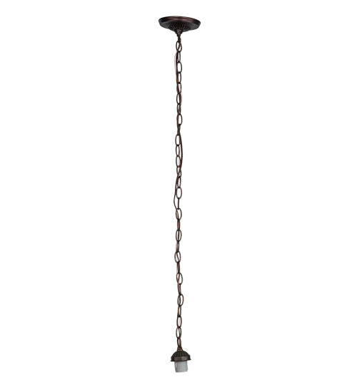 5" Wide Mahogany Bronze 1 Lt Pendant Hardware