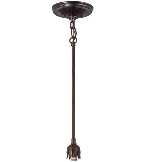 5"W Mahogany Bronze 1 Lt Pendant Hardware