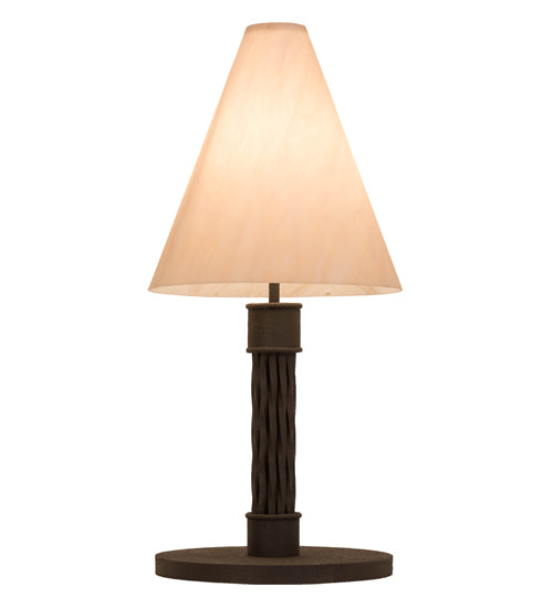 17"W Cone Mosset Table Lamp