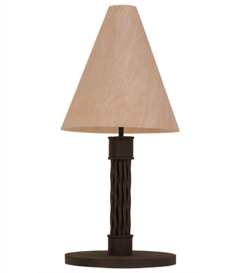 17"W Cone Mosset Table Lamp