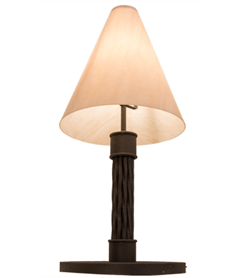 17"W Cone Mosset Table Lamp