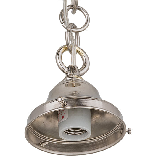 5" Wide Polished Nickel 1 Light Pendant Hardware