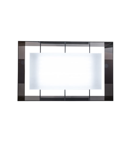 48" Long Quadrato Shadow Box LED Oblong Pendant