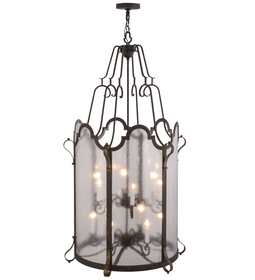 32" Wide Dubrek 12 Lt Foyer Lantern