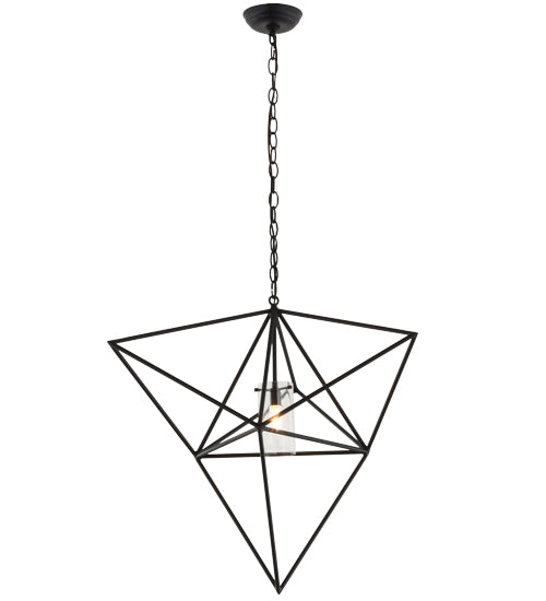 29"W Geometric Pendant