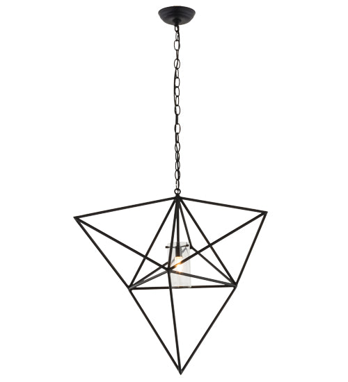 29"W Geometric Pendant