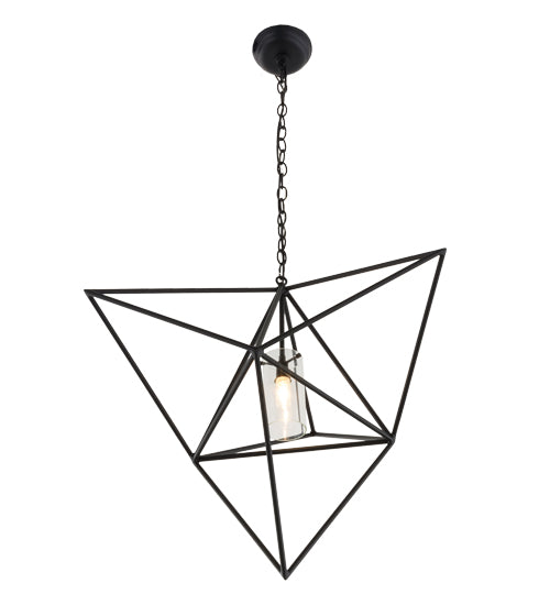 29"W Geometric Pendant