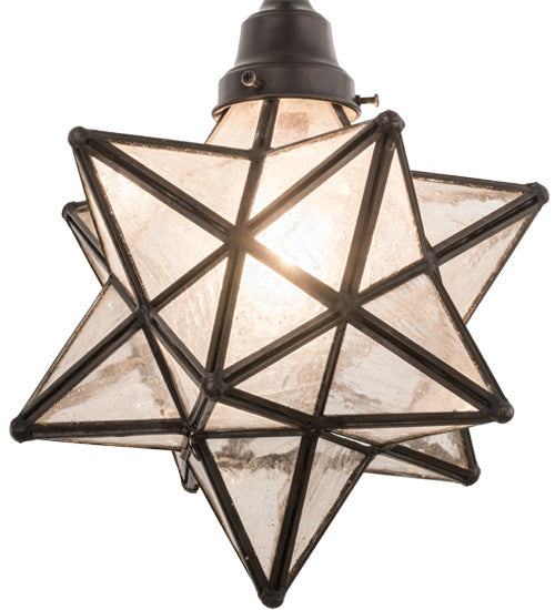 10.5"W Moravian Star Pendant