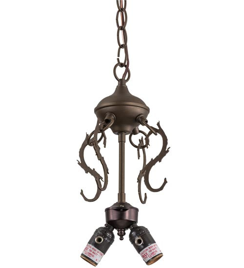 9"W Tyler Bronze 2 Lt Pendant Hardware