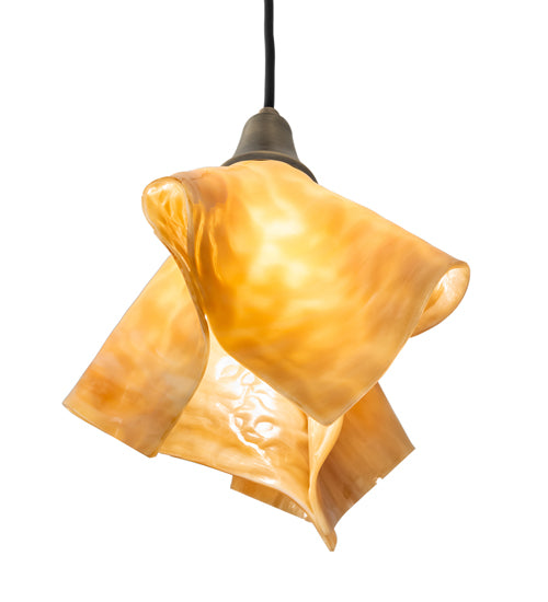 10" Wide Handkerchief D'Oro Mini Pendant