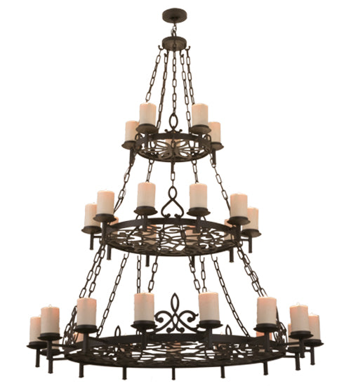 62"W Newcastle 30 Lt Chandelier