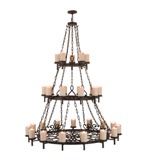 62"W Newcastle 30 Lt Chandelier