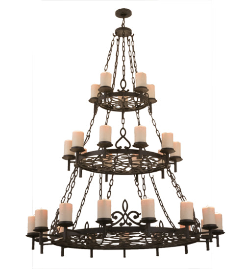 62"W Newcastle 30 Lt Chandelier