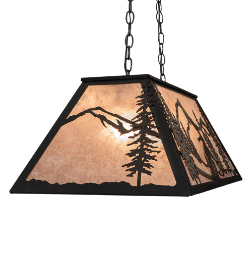 33" Long Alpine Oblong Pendant