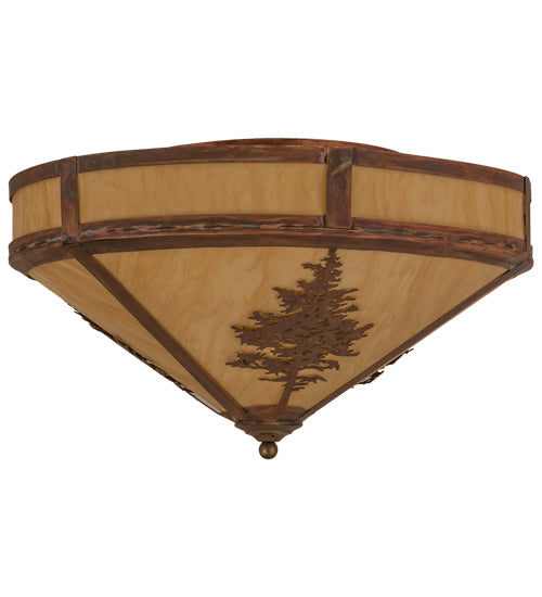 20"W Tamarack Flushmount