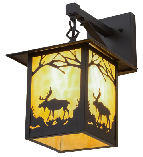 9"W Seneca Moose Creek Hanging Wall Sconce