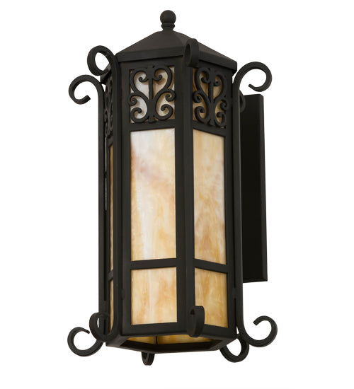 12"W Caprice Lantern Wall Sconce