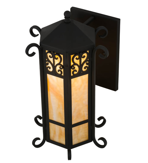 12"W Caprice Lantern Wall Sconce