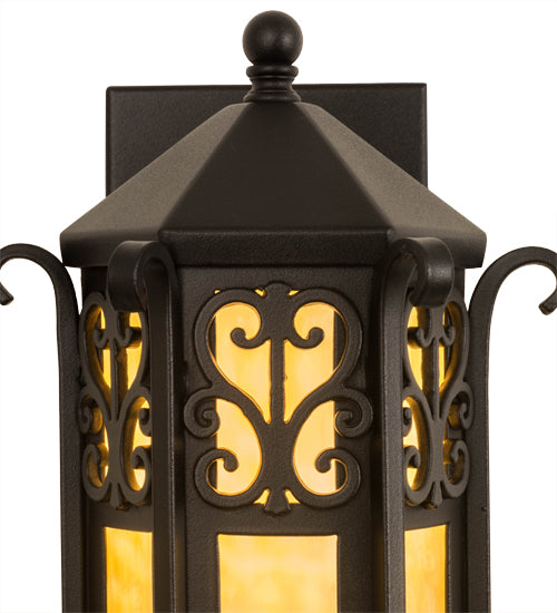 9"W Caprice Lantern Wall Sconce