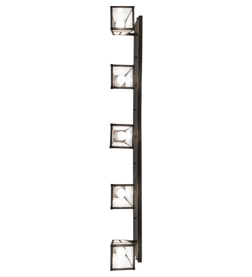 64" Wide "T" Mission 5 Light Vanity Light