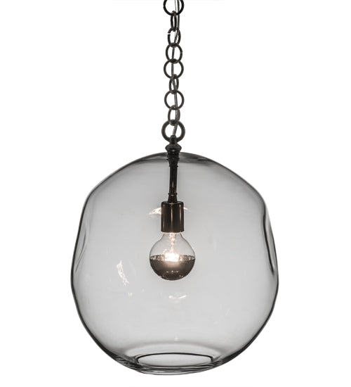 15"W Deformado Globe Pendant