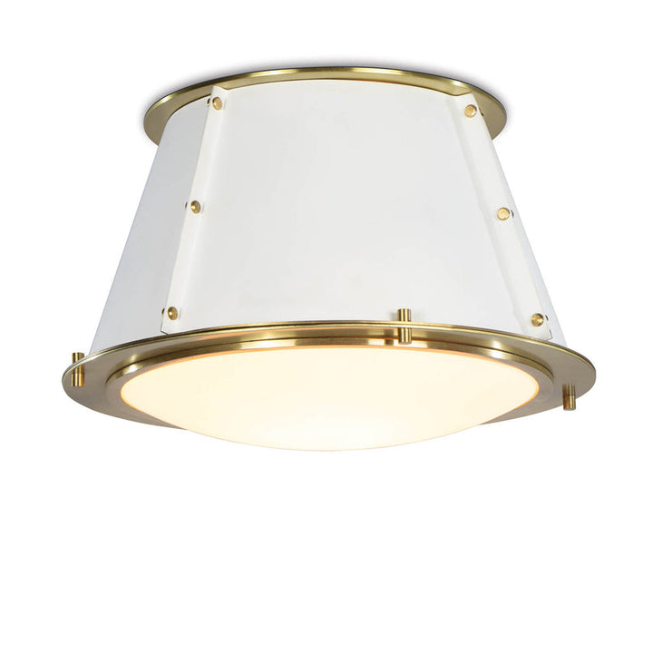 French Maid Flush Mount - White