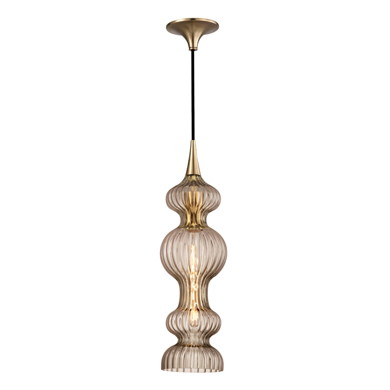 Pomfret Pendant Bronze - Aged Brass