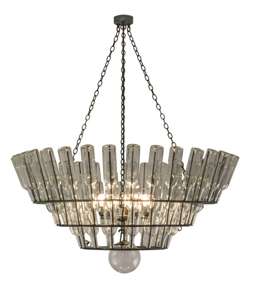 56"W Tuscan Vineyard 3 Tier Chandelier