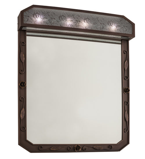 30"W Arabesque Lighted Vanity Mirror