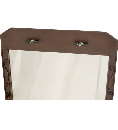 30"W Arabesque Lighted Vanity Mirror