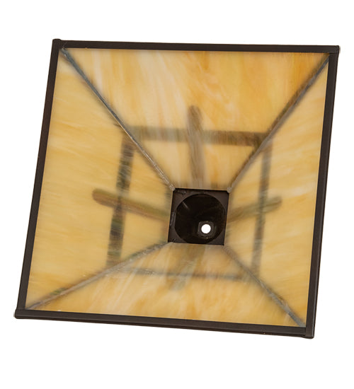 13" Square Cross Mission Shade