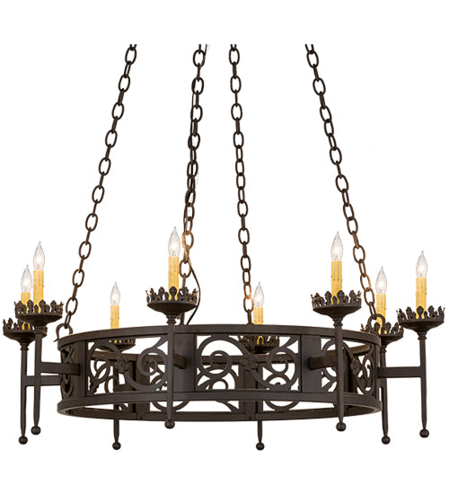 42"W Majella 8 Lt Chandelier