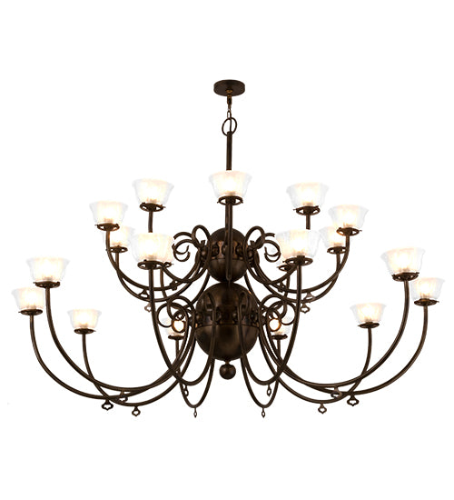 80" Wide Perennial 20 Light Chandelier