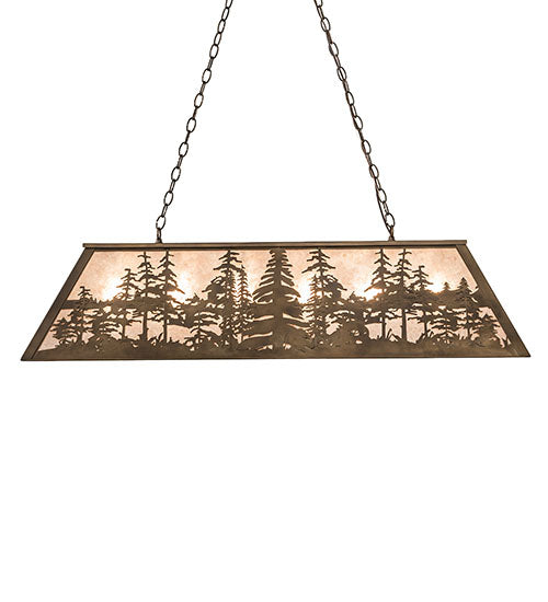 48"L Tall Pines Oblong Pendant