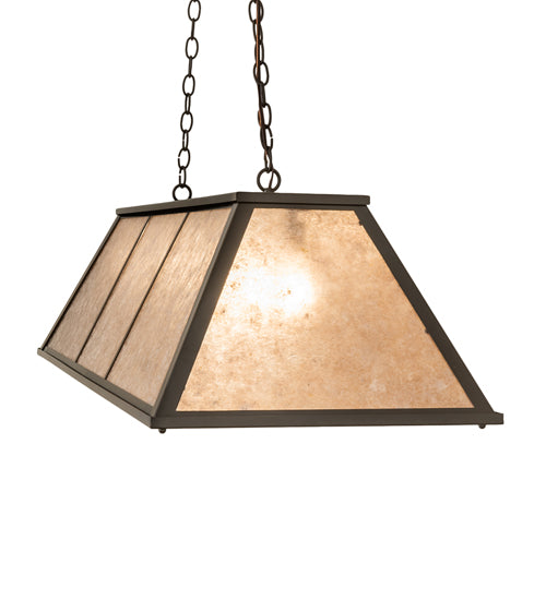 48"L Tri-Panel Oblong Pendant