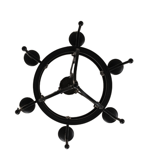 24" Wide Gina 6 Lt Chandelier