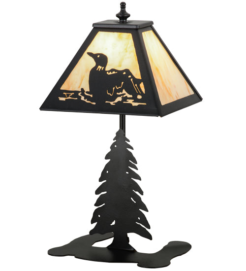 15"H Loon Accent Lamp