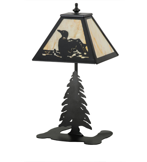 15"H Loon Accent Lamp