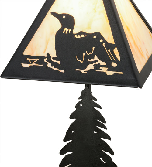 15"H Loon Accent Lamp