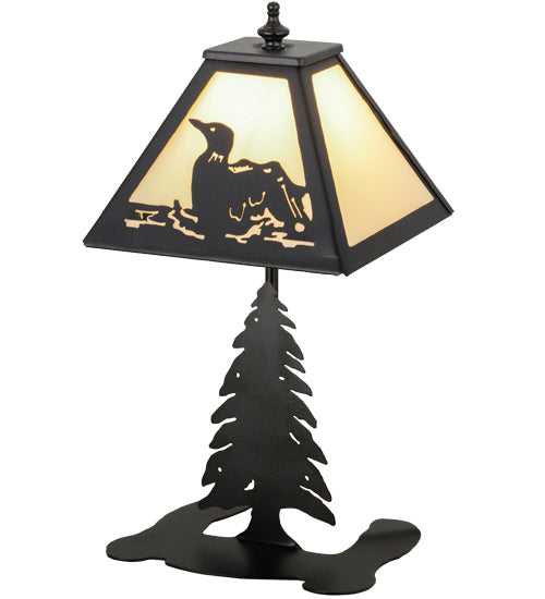 15"H Loon Accent Lamp