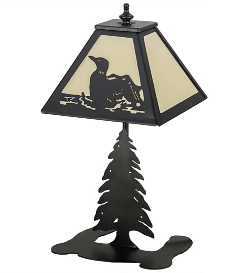 15"H Loon Accent Lamp